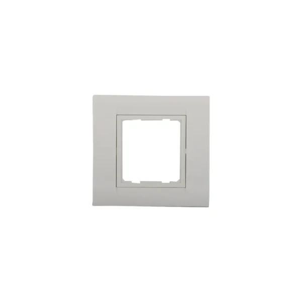 Anchor Tresa Plate with Frame, White